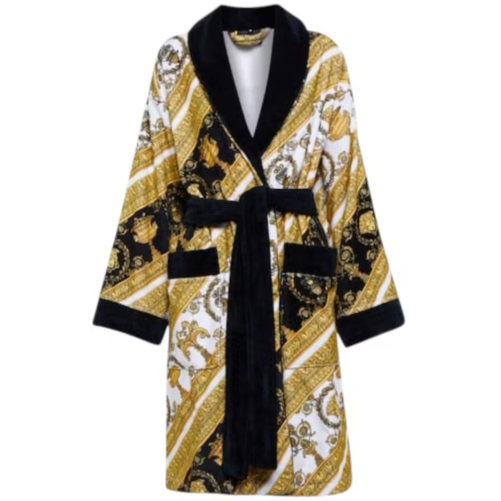 Versace Baroque Print Bath Robe